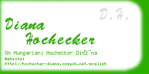 diana hochecker business card